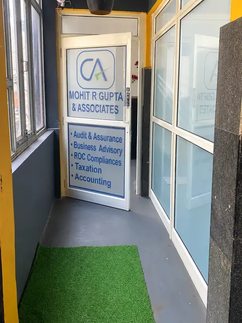 Entrance door with Mohit R Gupta & Associates signage